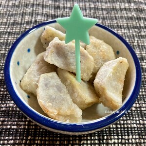 里芋2個で作る少量recipe☆フライドさといも